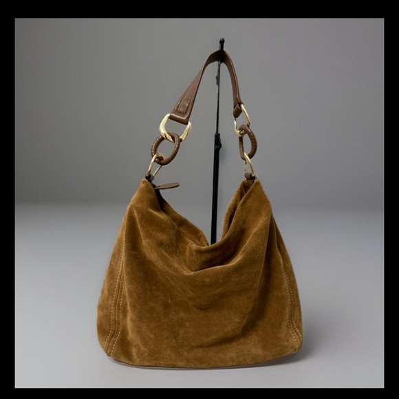 Michael Kors Suede Shoulder Bag - Picture 1 of 8